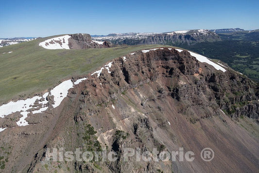 Photograph - Aerial Views of What Coloradans Call The Flat Tops, a Range of The Rocky Mountains (only Some of Whose Tops are Somewhat Flat) 9