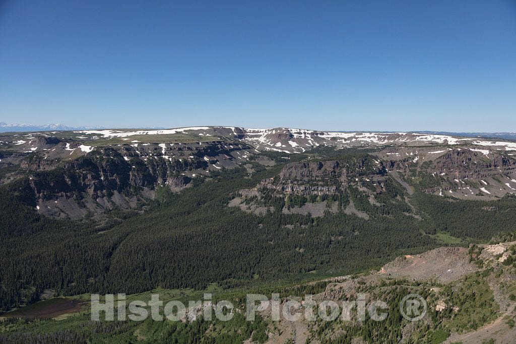 Photograph - Aerial views of what Coloradans call the"Flat Tops," a range of the Rocky Mountains (only some of whose tops are somewhat flat) 11