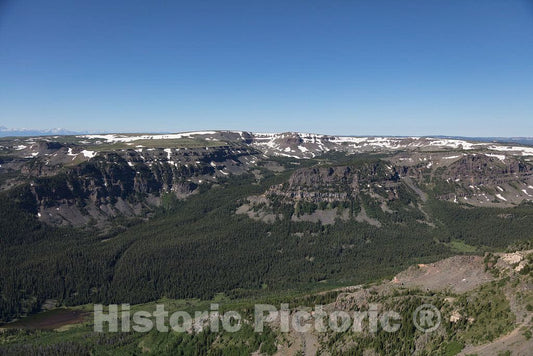Photograph - Aerial views of what Coloradans call the"Flat Tops," a range of the Rocky Mountains (only some of whose tops are somewhat flat) 11