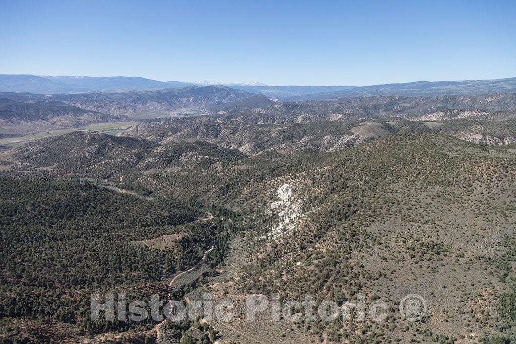 Photograph - Aerial views of what Coloradans call the"Flat Tops," a range of the Rocky Mountains (only some of whose tops are somewhat flat) 18