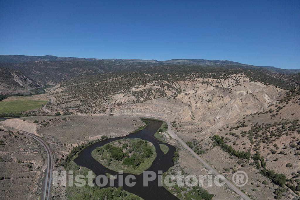 Photo- Rugged terrain west of Eagle, Colorado, heading toward the even more rugged Flat Tops Wilderness Area 15 Fine Art Photo Reproduction