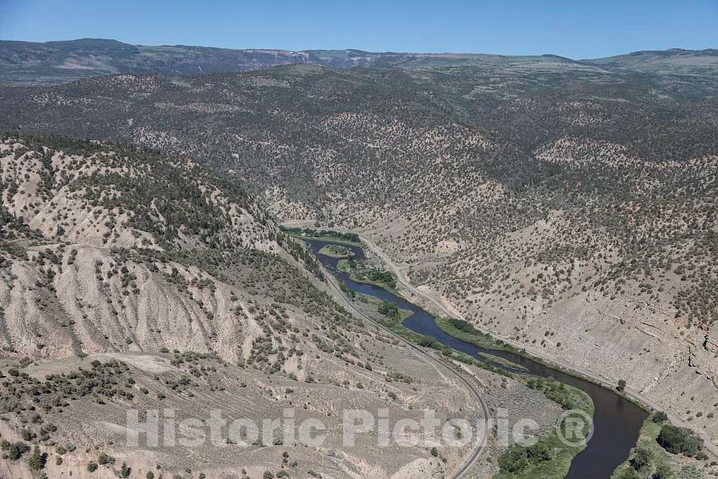 Photo- Rugged Terrain west of Eagle, Colorado, Heading Toward The Even More Rugged Flat Tops Wilderness Area 2 Fine Art Photo Reproduction