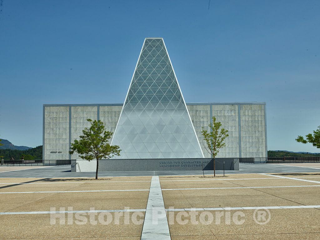 Photo - The United States Air Force Academy's Center for Character and Leadership Development in Colorado Springs, Colorado- Fine Art Photo Reporduction