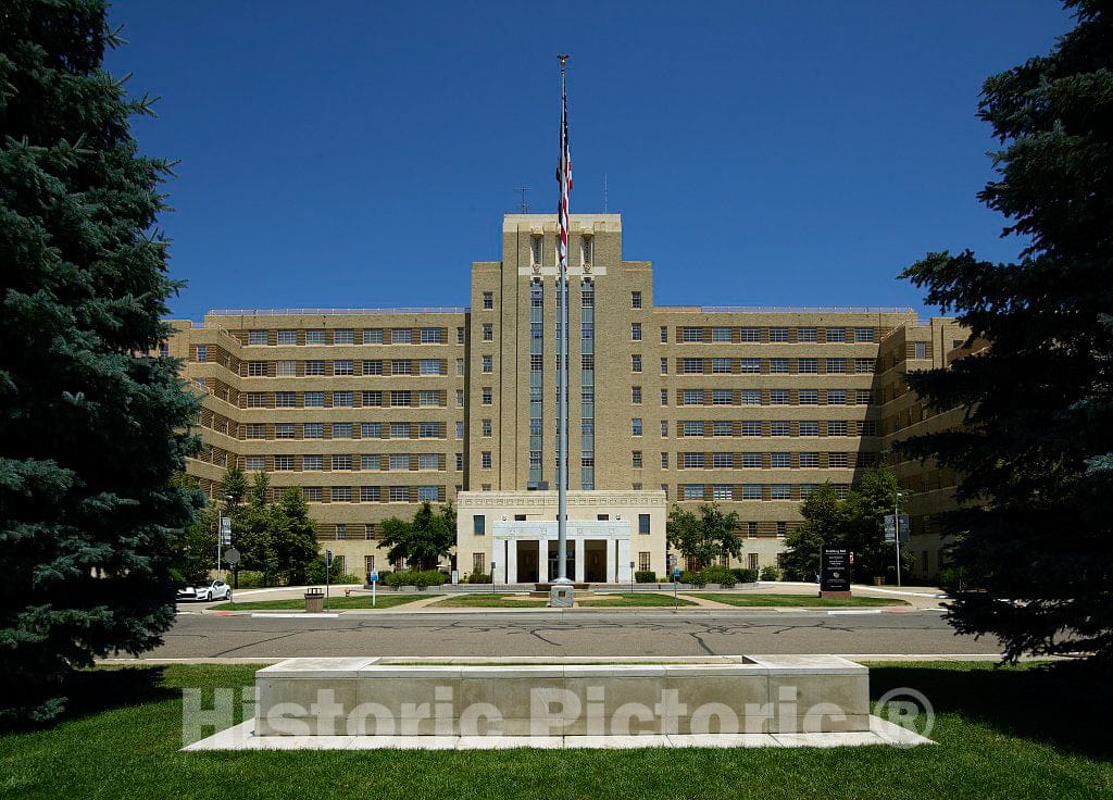 Photo - Building 500, an Iconic Symbol of The University of Colorado Anschutz Medical Center Campus in Aurora, Colorado- Fine Art Photo Reporduction
