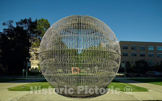 Photo - This sculpture by Thomas H. Sayre at the University of Colorado Anschutz Medical Center Campus in Aurora, Colorado, is named"Corpus Callosum: - Fine Art Photo Reporduction