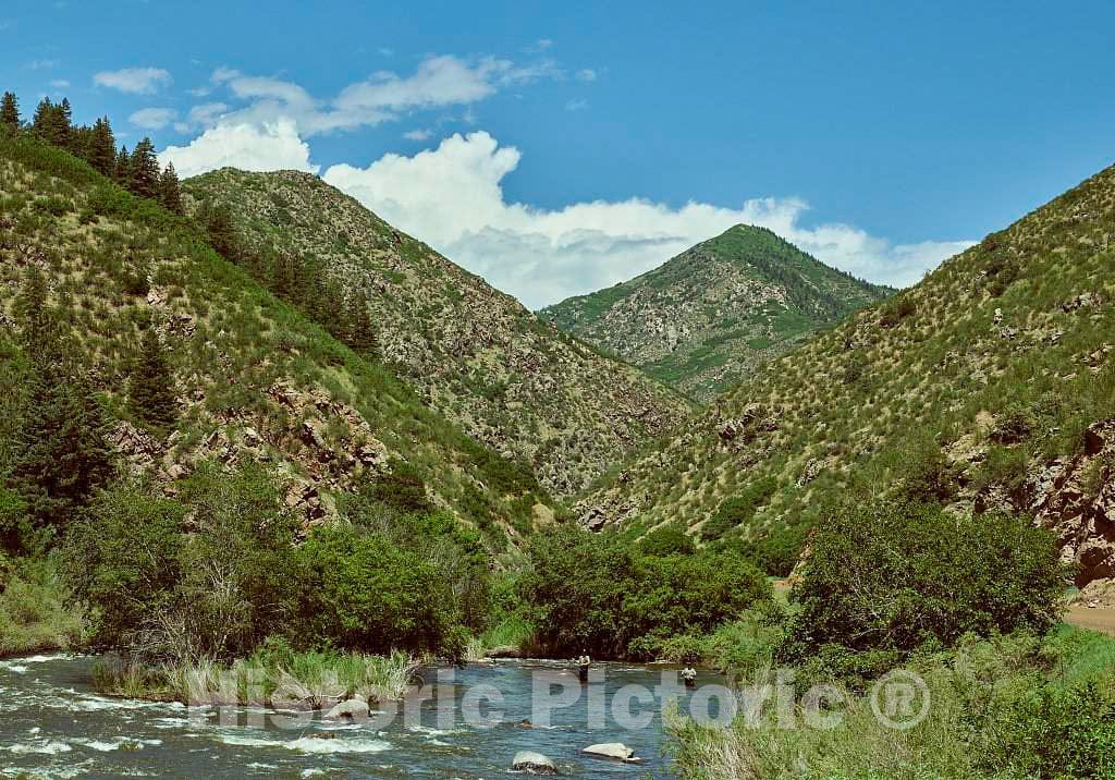 Photo - The South Platte River, Coursing Through Waterton Canyon in Jefferson County, Colorado- Fine Art Photo Reporduction