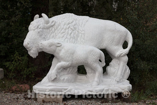Photo- Art Carved from Marble in The Town of Marble, Below The Quarry in Gunnison County, Colorado, Where The town's Namesake Mineral has Long Been mined 2 Fine Art Photo