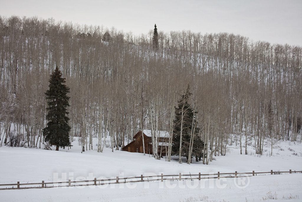 Photo - Rustic Home Near Ouray, Colorado- Fine Art Photo Reporduction
