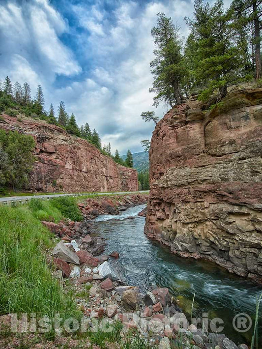 Photo - The Crystal River, a Trout fisher's Paradise Near Redstone, Colorado- Fine Art Photo Reporduction