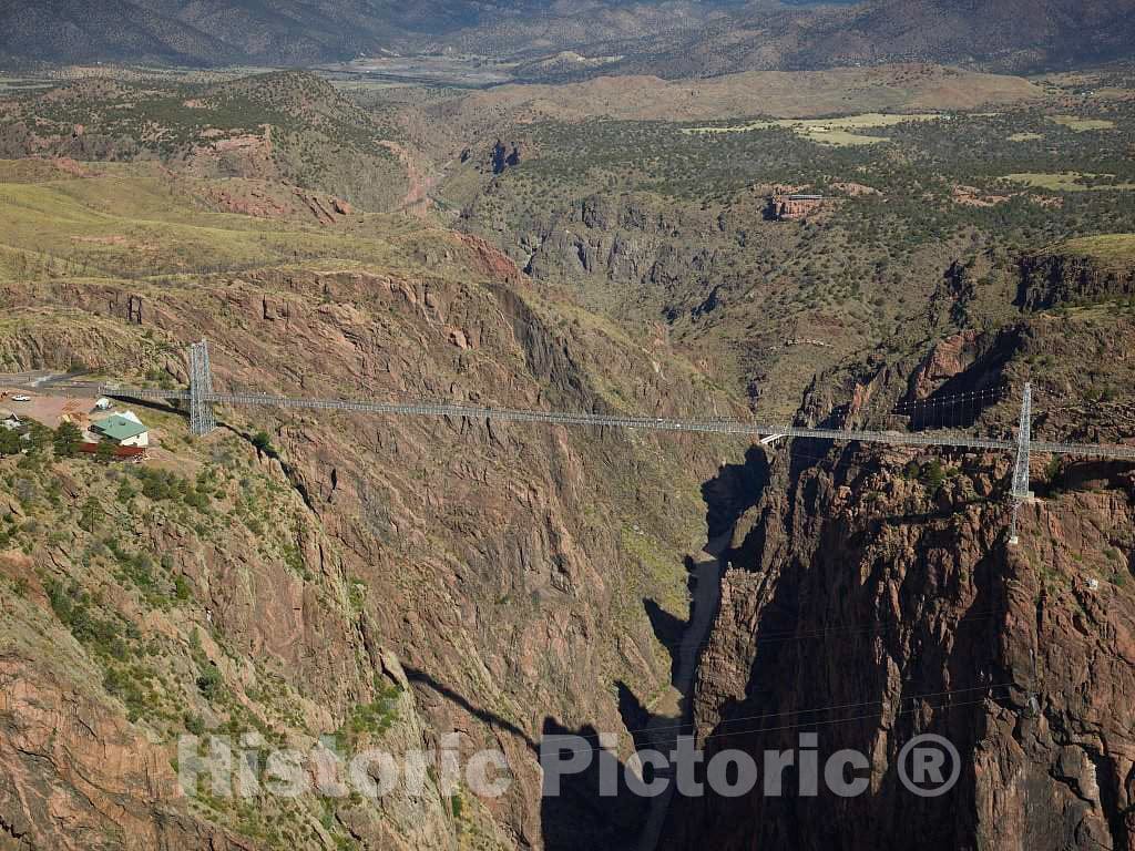 Photo - Aerial View of The Royal Gorge Bridge, Outside Canon City, Colorado- Fine Art Photo Reporduction