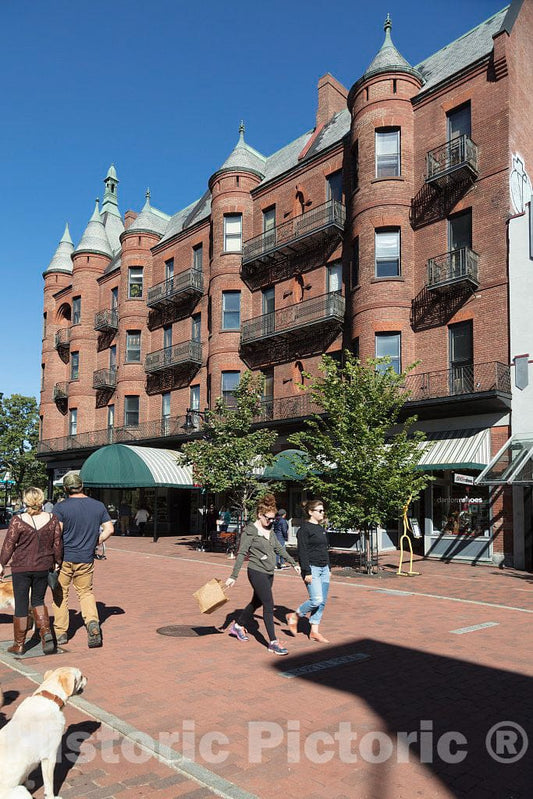 Photo - Commercial and Apartment Complex in Burlington, Vermont- Fine Art Photo Reporduction