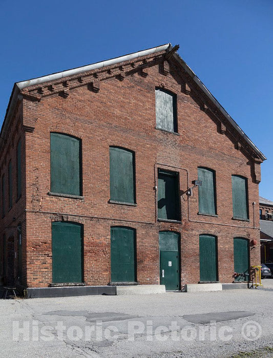 Photo- One of The Buildings in The Old Holden-Leonard Mill Complex in Bennington, Vermont 1 Fine Art Photo Reproduction