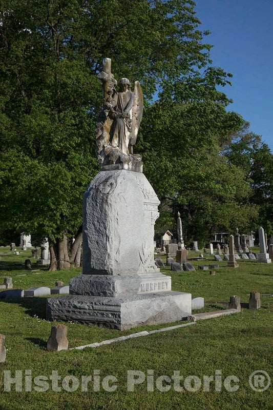 Photo - Heavenly Rest Cemetery in Clarksdale, Mississippi- Fine Art Photo Reporduction