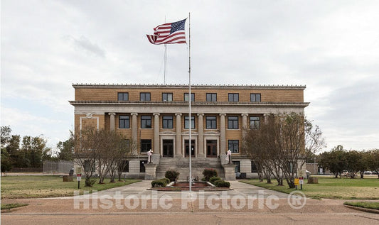 Photo- The Humphreys County Courthouse in Belzoni, Mississippi 2 Fine Art Photo Reproduction
