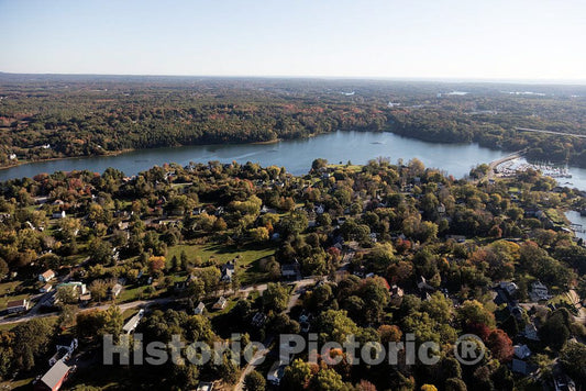 Photo - Aerial view of Portsmouth, New Hampshire- Fine Art Photo Reporduction