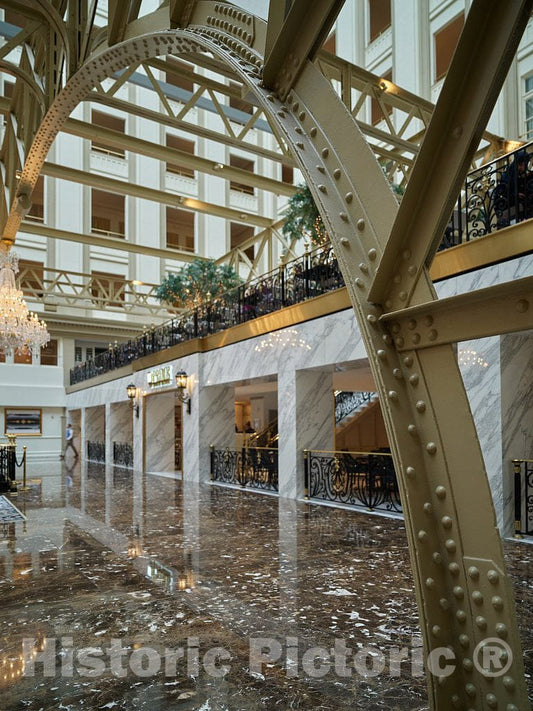 Photo- Lobby. The Old Post Office and Clock Tower, Washington, D.C. 1 Fine Art Photo Reproduction