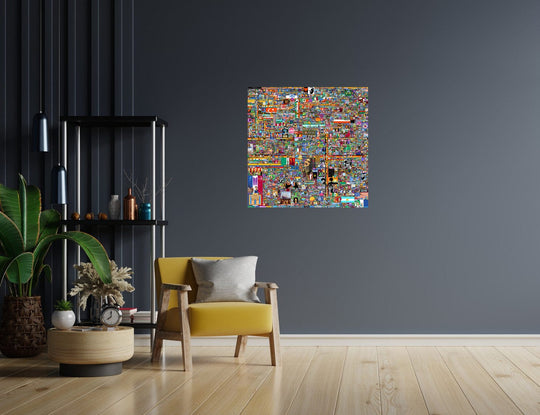 r/place 2022 Experiment Final Image :  Adhesive Repositionable Vinyl