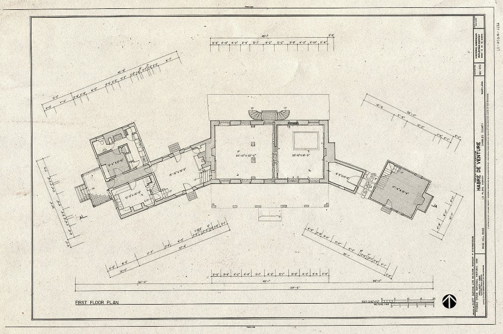 Blueprint HABS MD,9-Porto.V,3- (Sheet 4 of 14) - Habre de Venture, Rose Hill Road, La Plata, Charles County, MD