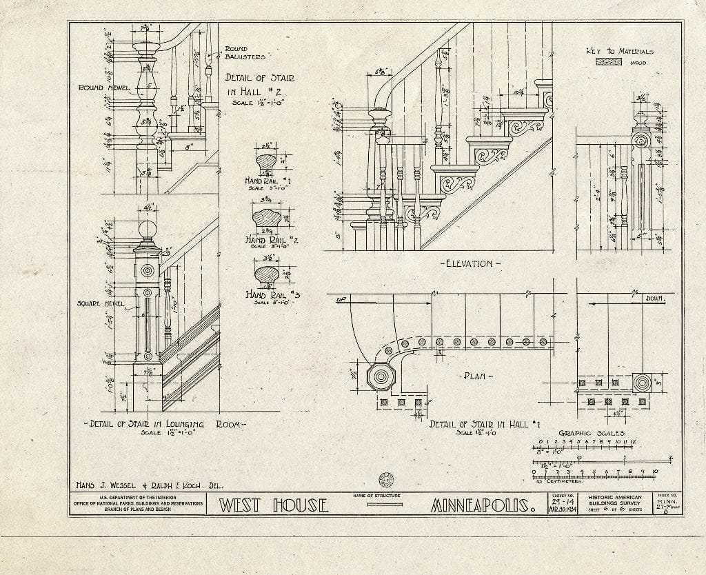 Blueprint HABS MINN,27-MINAP,8- (Sheet 6 of 6) - West House, 200 Second Street Southeast, Minneapolis, Hennepin County, MN