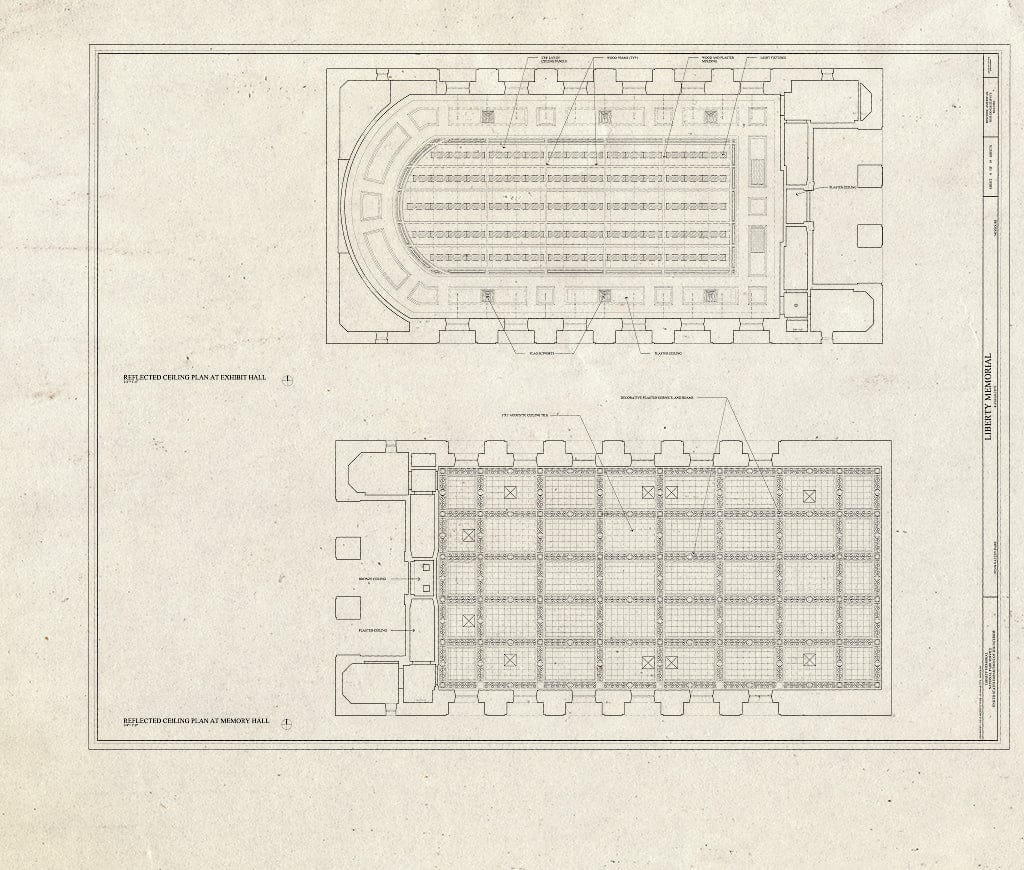 Blueprint HABS MO-1936 (Sheet 6 of 19) - Liberty Memorial, 100 West Twenty-Sixth Street, Kansas City, Jackson County, MO