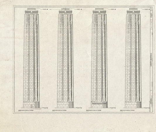 Blueprint HABS MO-1936 (Sheet 8 of 19) - Liberty Memorial, 100 West Twenty-Sixth Street, Kansas City, Jackson County, MO