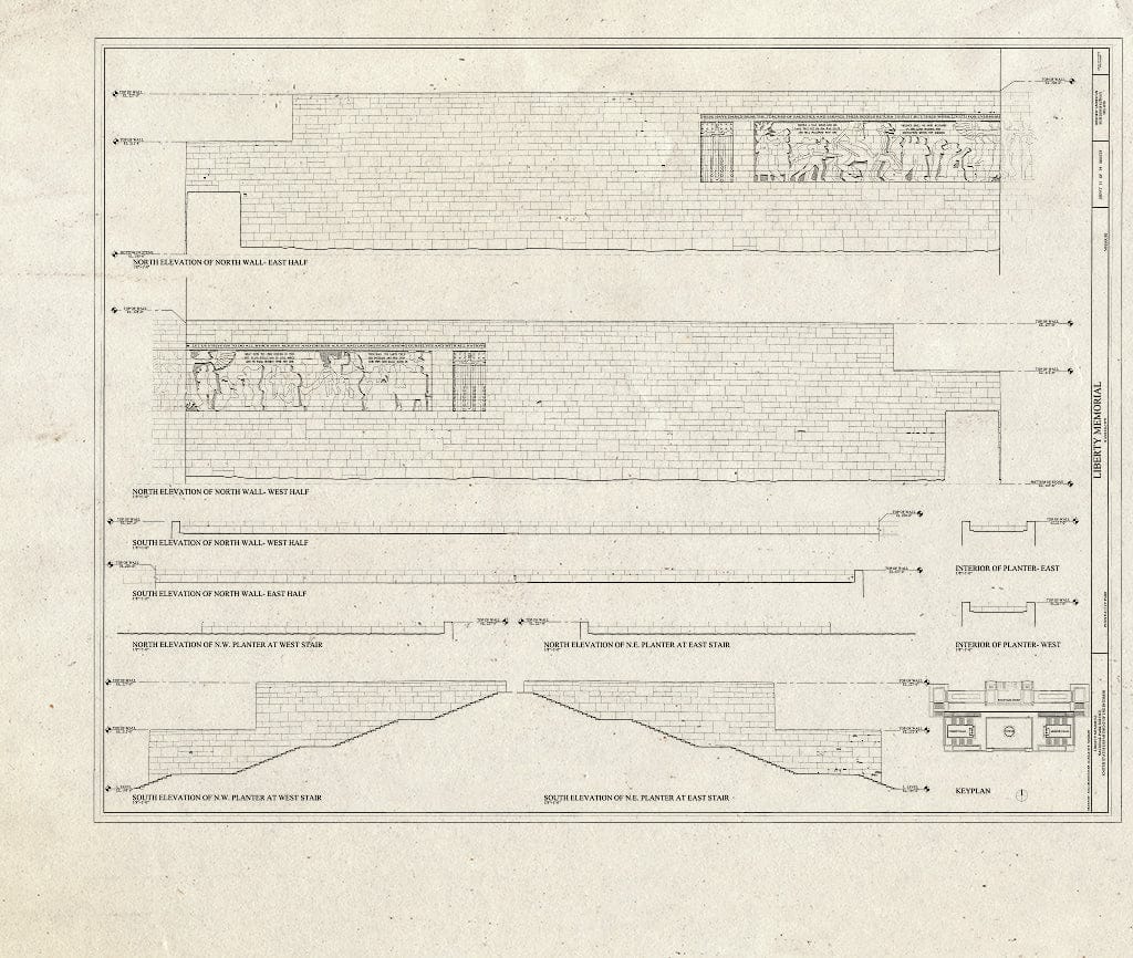 Blueprint HABS MO-1936 (Sheet 11 of 19) - Liberty Memorial, 100 West Twenty-Sixth Street, Kansas City, Jackson County, MO