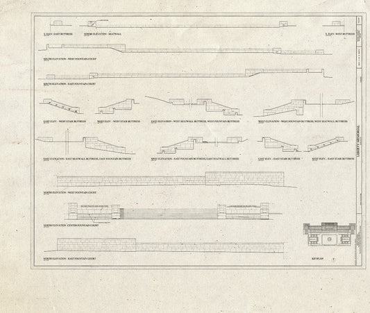 Blueprint HABS MO-1936 (Sheet 13 of 19) - Liberty Memorial, 100 West Twenty-Sixth Street, Kansas City, Jackson County, MO
