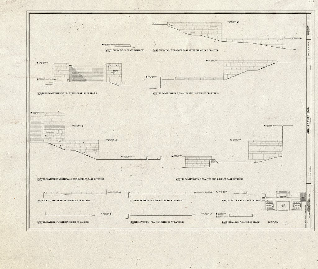 Blueprint HABS MO-1936 (Sheet 14 of 19) - Liberty Memorial, 100 West Twenty-Sixth Street, Kansas City, Jackson County, MO