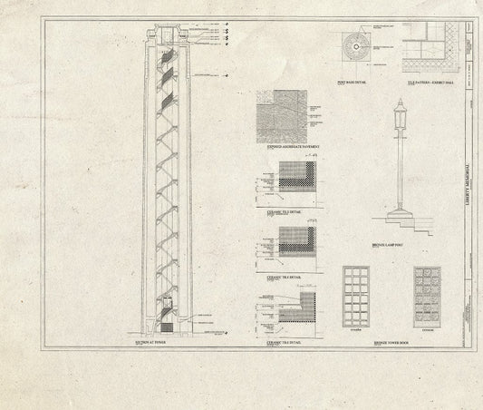 Blueprint HABS MO-1936 (Sheet 15 of 19) - Liberty Memorial, 100 West Twenty-Sixth Street, Kansas City, Jackson County, MO