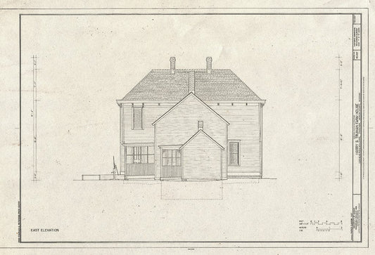 Blueprint HABS MO-1937 (Sheet 7 of 12) - Harry S. Truman Farm Home, 12302 Blue Ridge Boulevard, Grandview, Jackson County, MO
