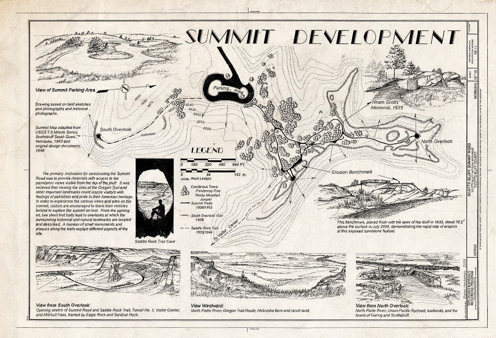 Historic Pictoric : Blueprint HAER NE-11 (Sheet 10 of 10) - Scotts Bluff Summit Road, Gering, Scotts Bluff County, NE