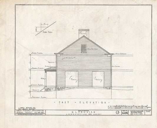 Blueprint HABS NJ,11-LAWR.V,1- (Sheet 4 of 15) - Glencairn, Lawrence Road, Lawrenceville, Mercer County, NJ