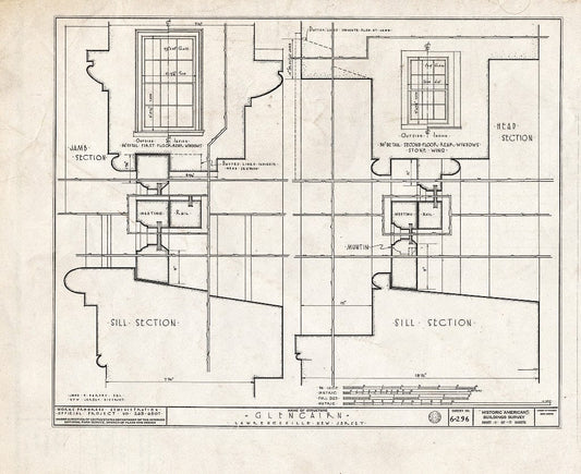 Blueprint HABS NJ,11-LAWR.V,1- (Sheet 11 of 15) - Glencairn, Lawrence Road, Lawrenceville, Mercer County, NJ