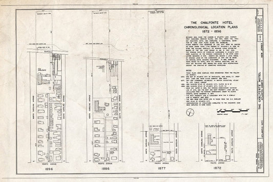 Blueprint HABS NJ,1-ATCI,4- (Sheet 3 of 19) - Chalfonte Hotel, Pacific & North Carolina Avenues, Atlantic City, Atlantic County, NJ