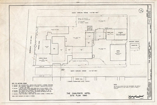 Blueprint HABS NJ,1-ATCI,4- (Sheet 6 of 19) - Chalfonte Hotel, Pacific & North Carolina Avenues, Atlantic City, Atlantic County, NJ