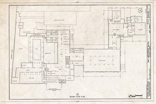 Blueprint HABS NJ,1-ATCI,4- (Sheet 10 of 19) - Chalfonte Hotel, Pacific & North Carolina Avenues, Atlantic City, Atlantic County, NJ