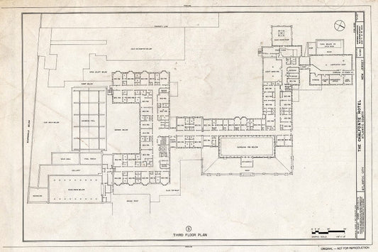 Blueprint HABS NJ,1-ATCI,4- (Sheet 11 of 19) - Chalfonte Hotel, Pacific & North Carolina Avenues, Atlantic City, Atlantic County, NJ