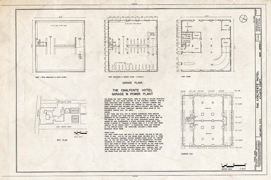 Blueprint HABS NJ,1-ATCI,4- (Sheet 16 of 19) - Chalfonte Hotel, Pacific & North Carolina Avenues, Atlantic City, Atlantic County, NJ