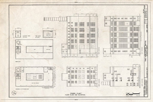 Blueprint HABS NJ,1-ATCI,4- (Sheet 19 of 19) - Chalfonte Hotel, Pacific & North Carolina Avenues, Atlantic City, Atlantic County, NJ