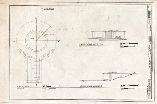 Blueprint HABS NJ,11-Print,26- (Sheet 10 of 12) - Drumthwacket, Italianate Garden, 344 Stockton Street (U.S. Route 206), Princeton, Mercer County, NJ