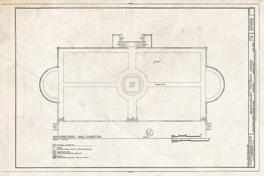 Blueprint HABS NJ,11-Print,26- (Sheet 11 of 12) - Drumthwacket, Italianate Garden, 344 Stockton Street (U.S. Route 206), Princeton, Mercer County, NJ