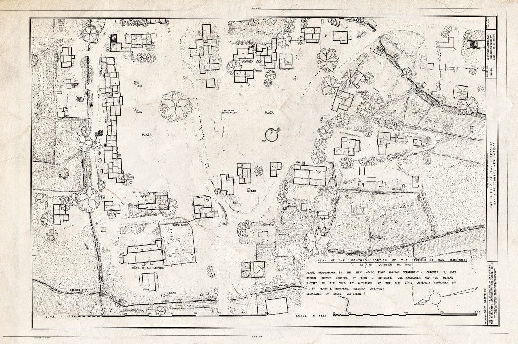 Blueprint Plan - Pueblo of San Ildefonso, State Road 4 Vicinity, San Ildefonso Pueblo, Santa Fe County, NM