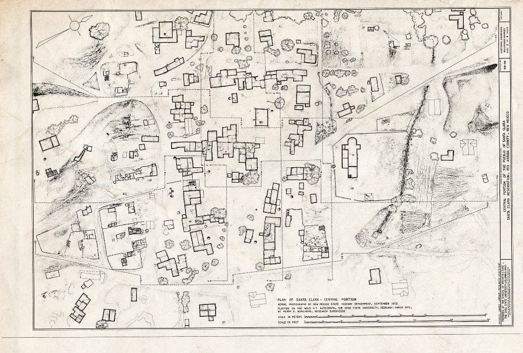 Blueprint Plan - Pueblo of Santa Clara, Central Portion, State Road 30 Vicinity, Espanola Vicinity, Santa Clara Pueblo, Rio Arriba County, NM