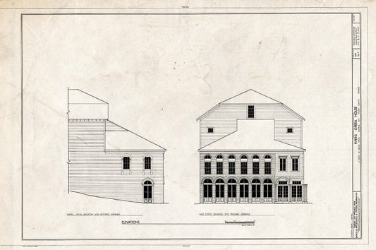 Blueprint HABS NEV,15-VIRG,17- (Sheet 5 of 7) - Piper's Opera House, B & Union Streets, Virginia City, Storey County, NV