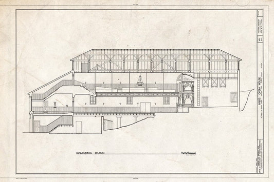 Blueprint HABS NEV,15-VIRG,17- (Sheet 6 of 7) - Piper's Opera House, B & Union Streets, Virginia City, Storey County, NV