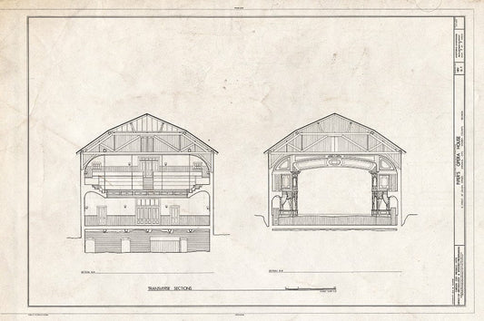 Blueprint HABS NEV,15-VIRG,17- (Sheet 7 of 7) - Piper's Opera House, B & Union Streets, Virginia City, Storey County, NV
