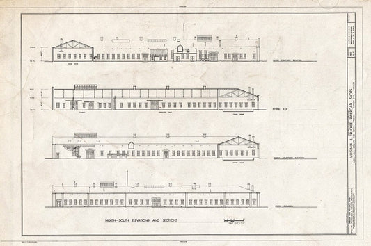 Blueprint HABS NEV,13-CARCI,6- (Sheet 5 of 8) - Virginia & Truckee Railroad Shops, Between Plaza, Ann, Stewart & Sophia Streets, Carson City, Carson City, NV