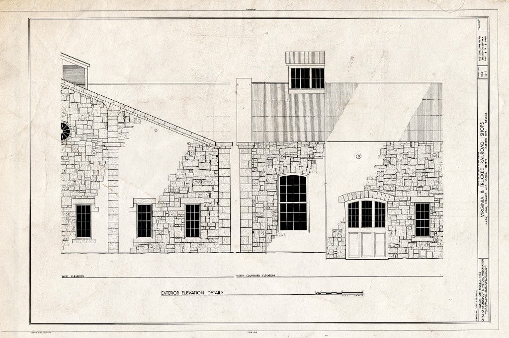 Blueprint HABS NEV,13-CARCI,6- (Sheet 8 of 8) - Virginia & Truckee Railroad Shops, Between Plaza, Ann, Stewart & Sophia Streets, Carson City, Carson City, NV