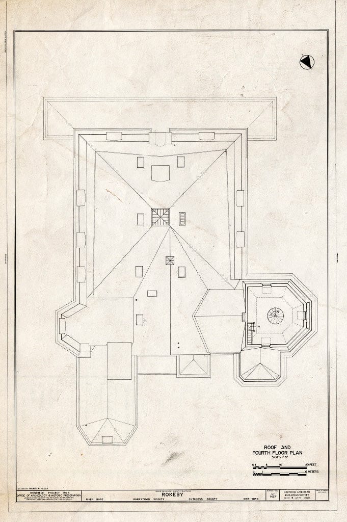 Blueprint HABS NY,14-Barto.V,2- (Sheet 6 of 11) - La Bergerie, River Road, Barrytown, Dutchess County, NY