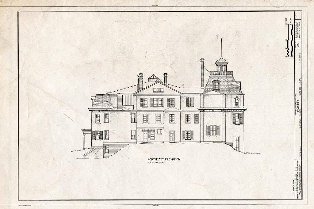Blueprint HABS NY,14-Barto.V,2- (Sheet 9 of 11) - La Bergerie, River Road, Barrytown, Dutchess County, NY